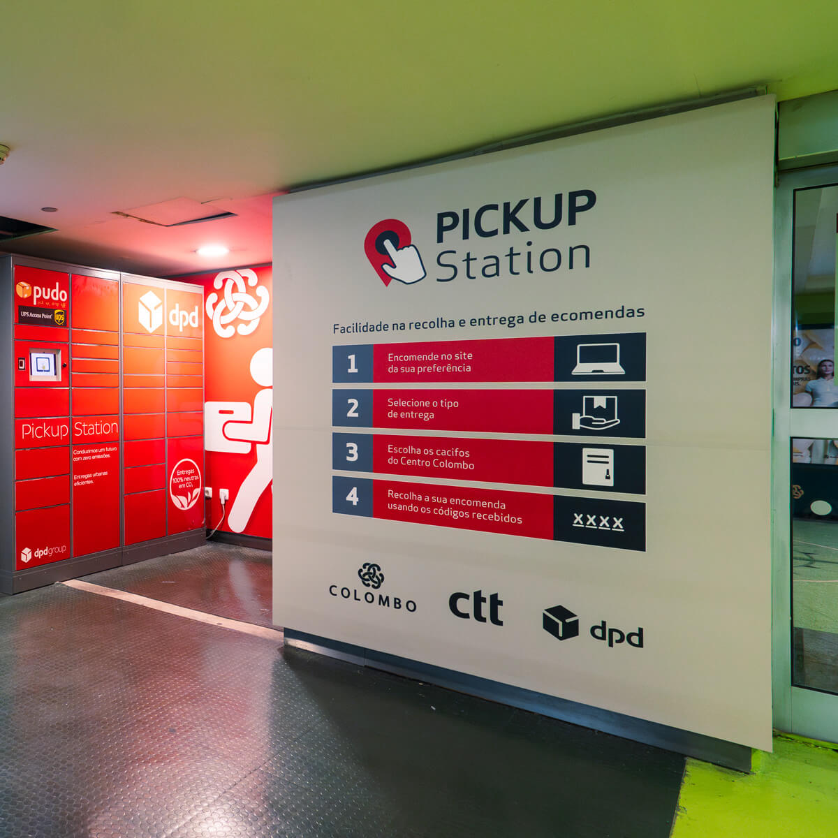 Os nossos serviços - Pick up station