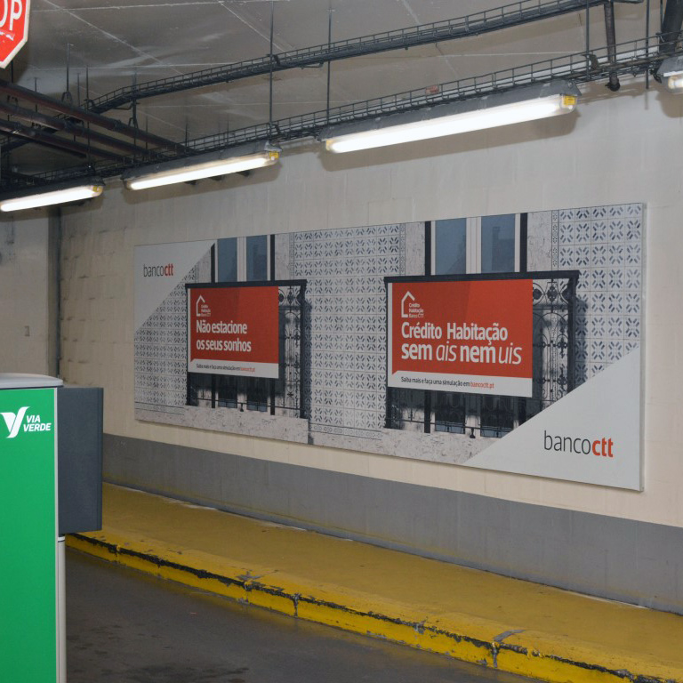 Publicidade no Estacionamento